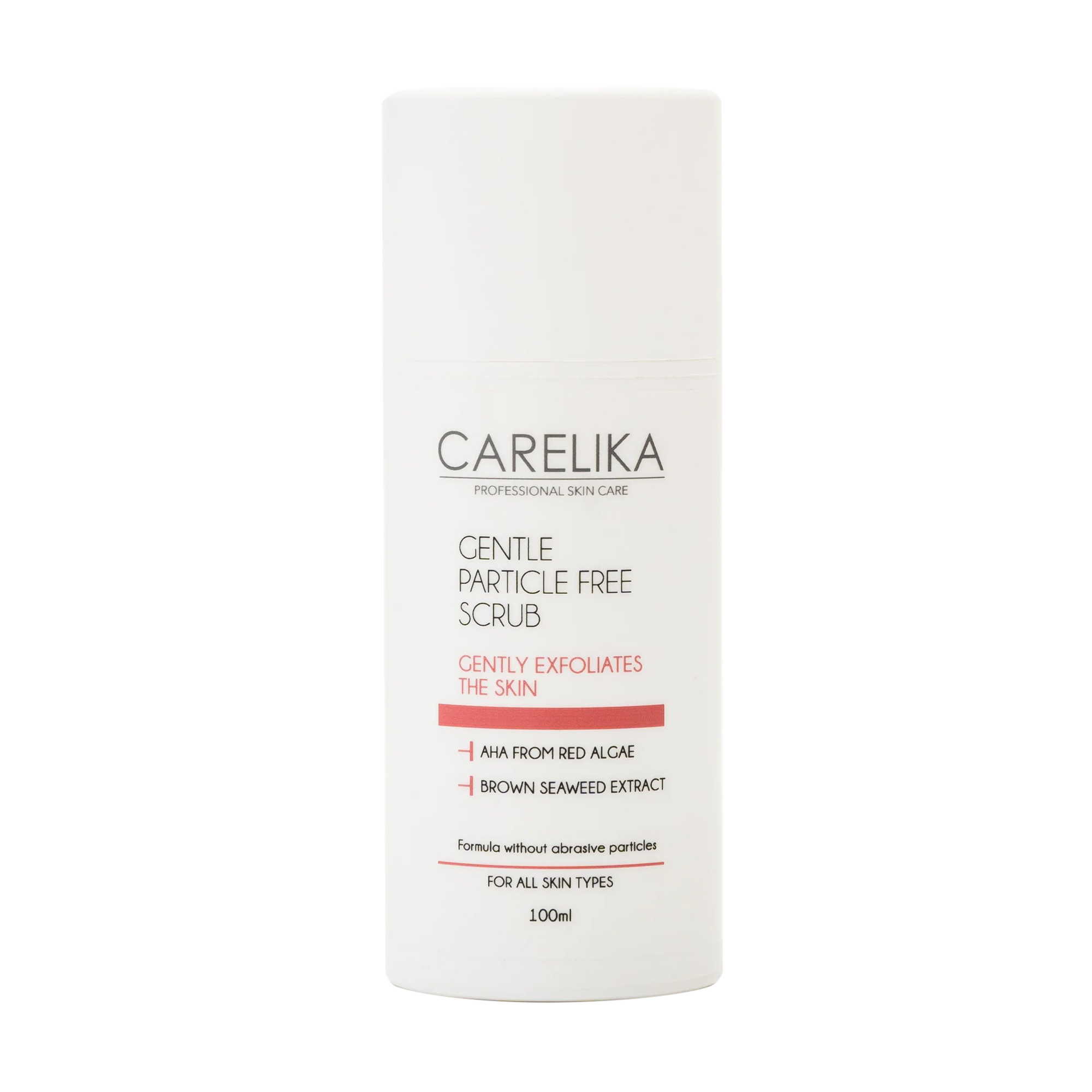 Ніжний скраб для обличчя Carelika Gentle Particle Free Scrub без абразивних частинок, 100 мл